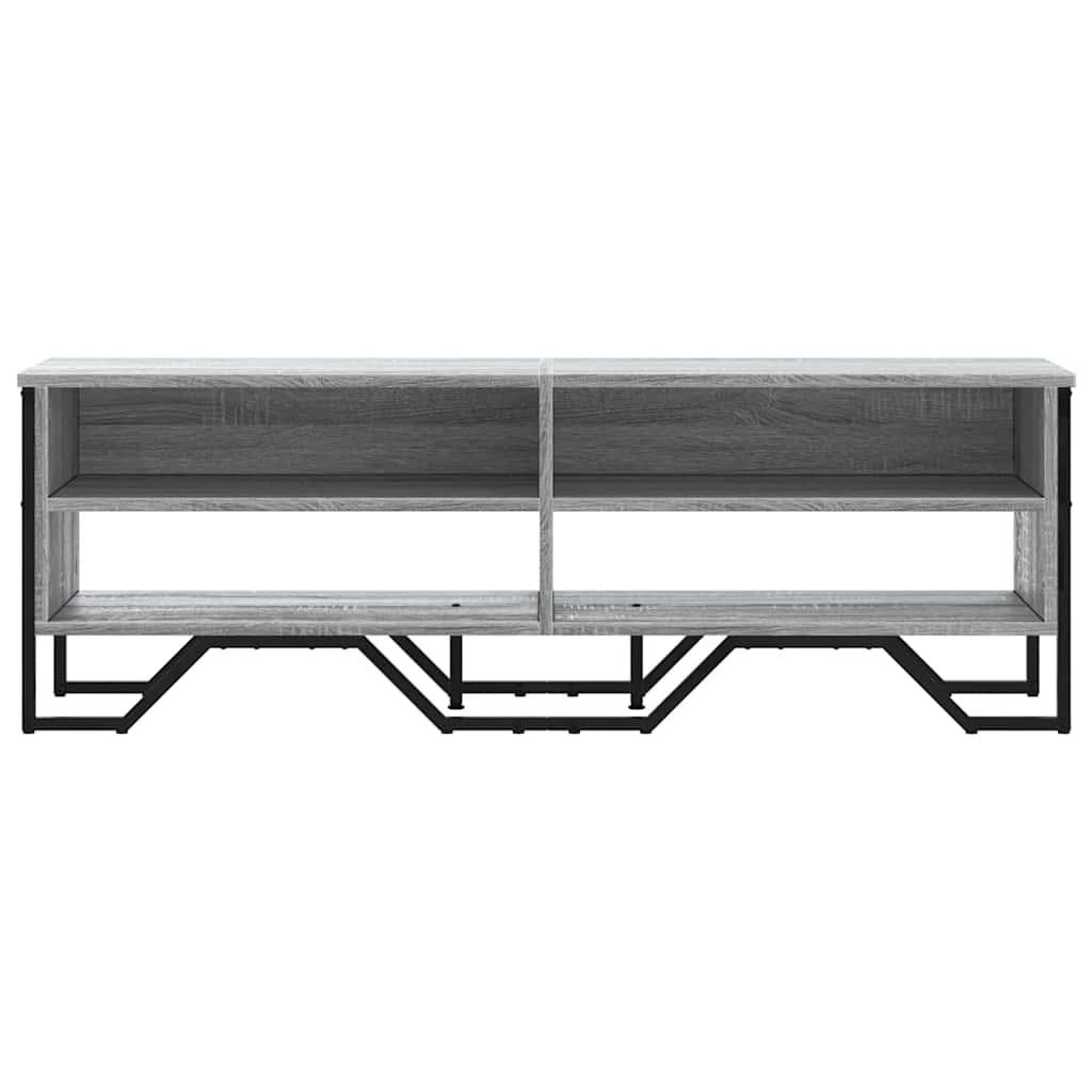 szürke sonoma színű szerelt fa TV-szekrény 122 x 34 x 41 cm