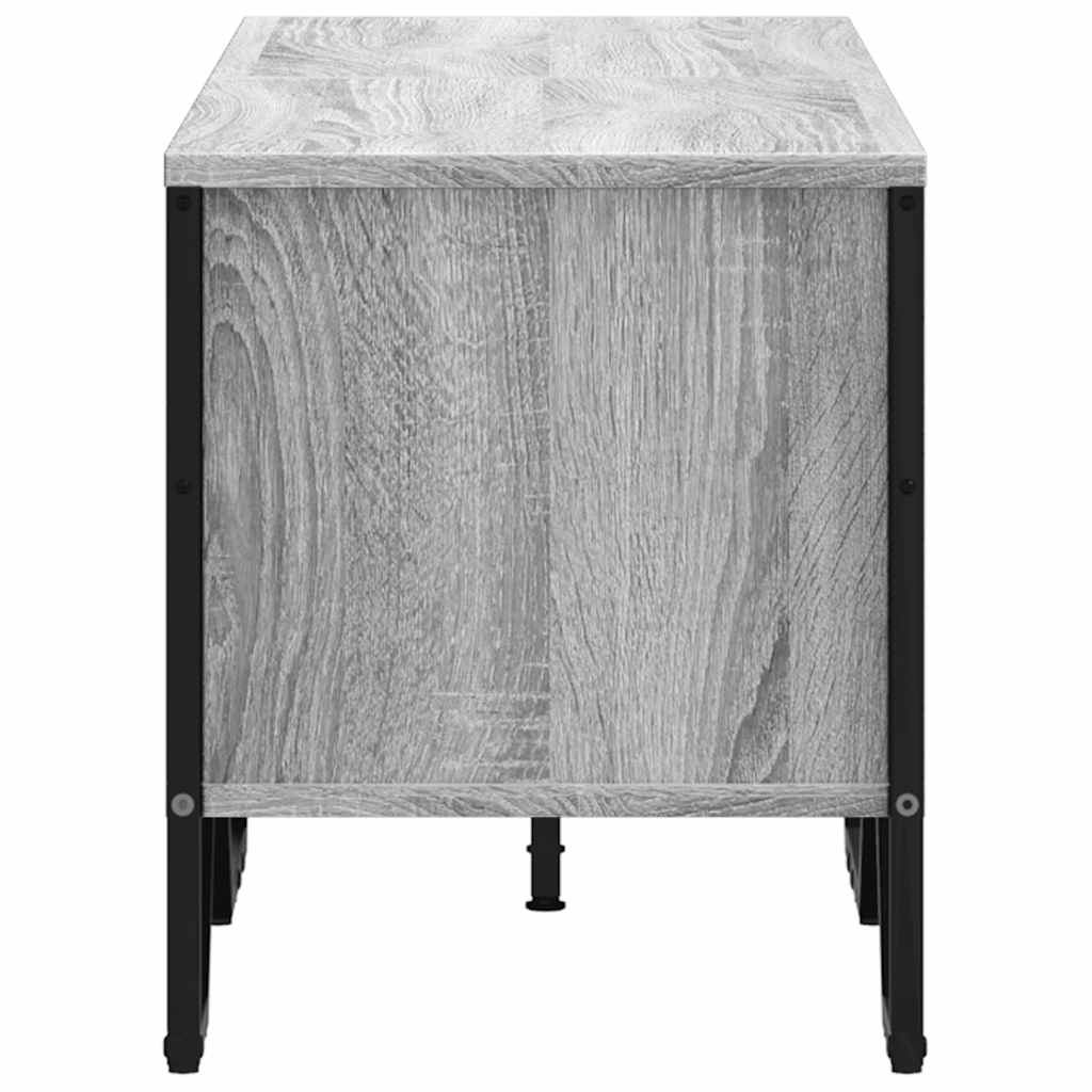 szürke sonoma színű szerelt fa TV-szekrény 122 x 34 x 41 cm