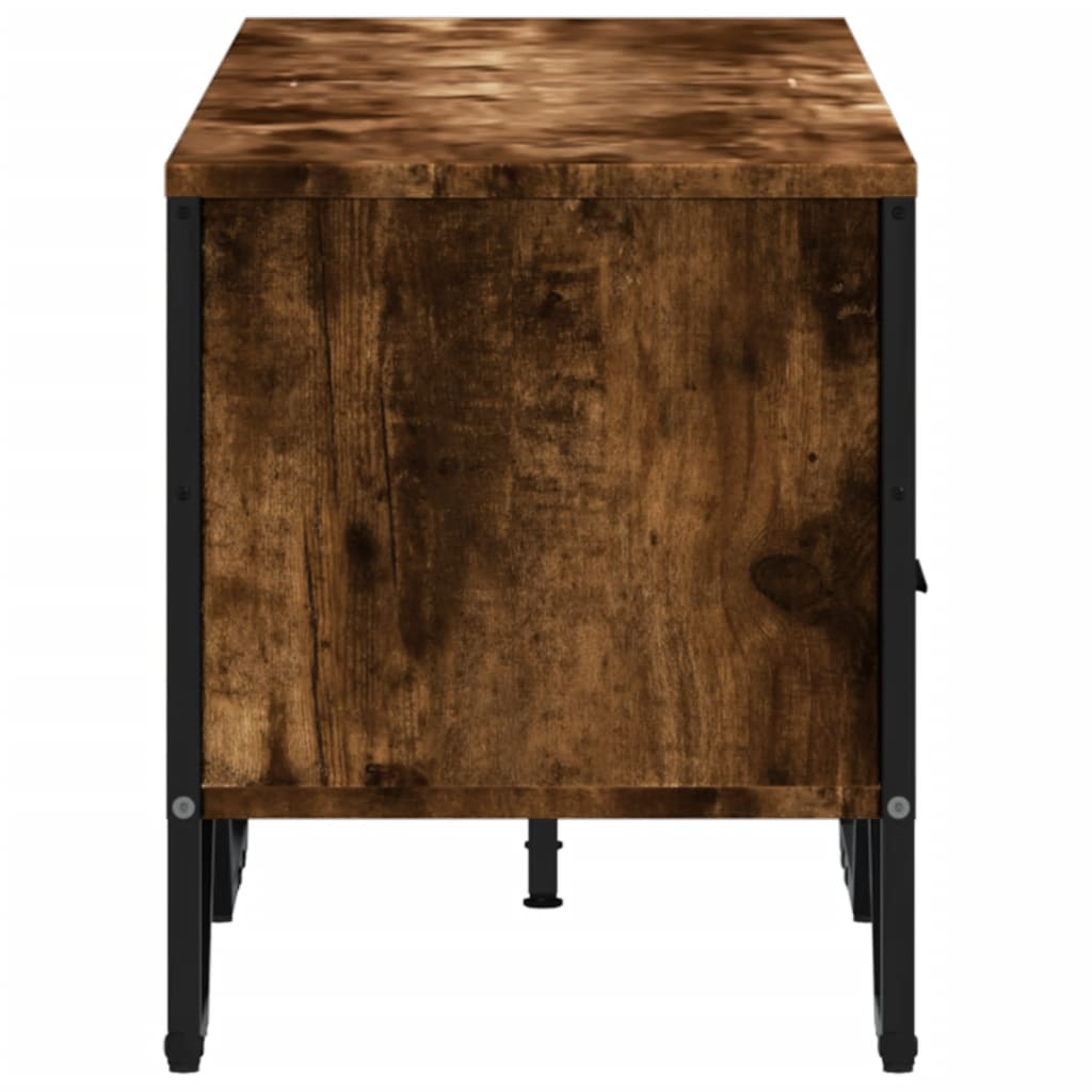 füstös tölgy színű szerelt fa TV-szekrény 122 x 34 x 41 cm