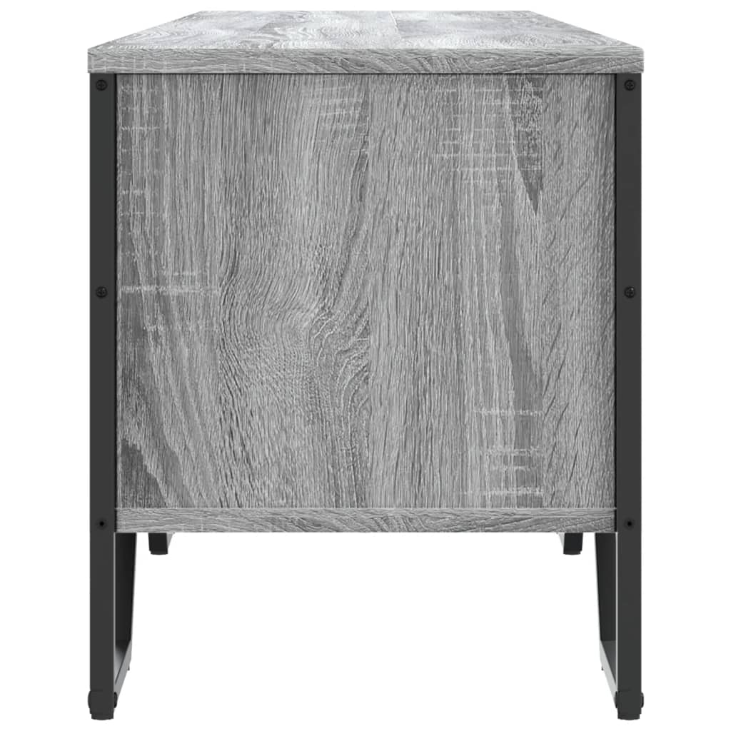 szürke sonoma színű szerelt fa TV-szekrény 180 x 34 x 41 cm