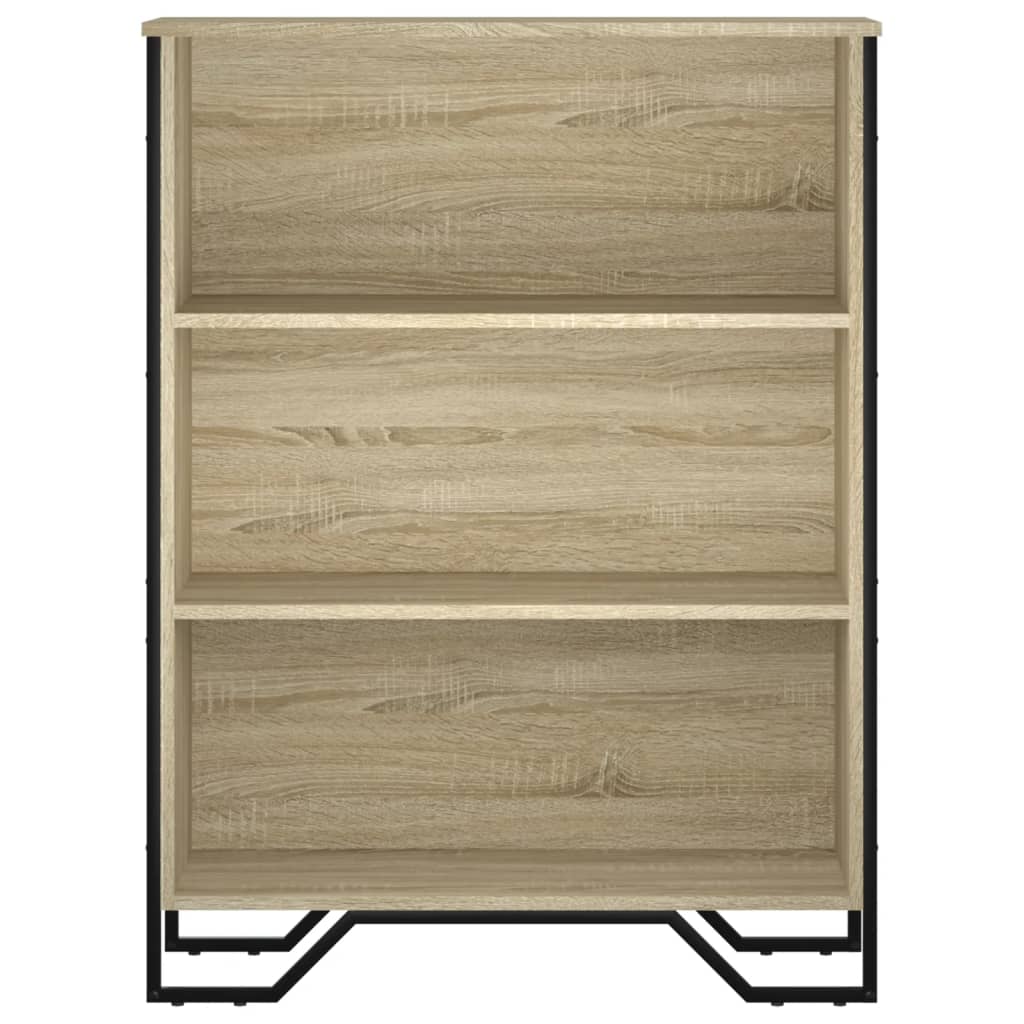 sonoma tölgy szerelt fa könyvespolc 80 x 31 x 106 cm