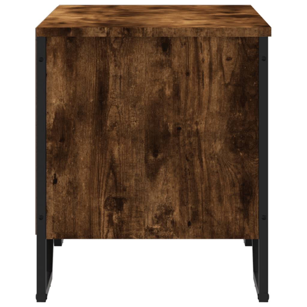 füstös tölgy színű szerelt fa cipőszekrény 90 x 38 x 45,5 cm