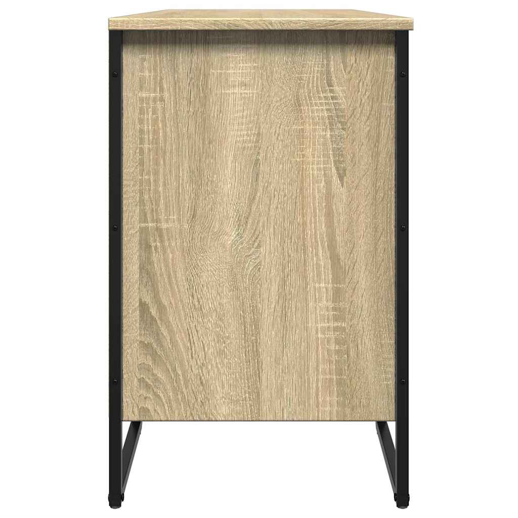 sonoma tölgy színű szerelt fa cipőszekrény 90 x 38 x 61,5 cm