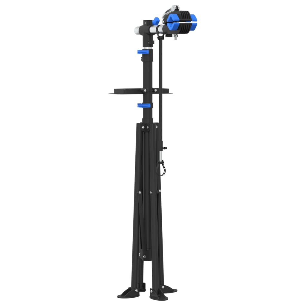 kék acél összecsukható kerékpárjavító állvány 108-188 cm