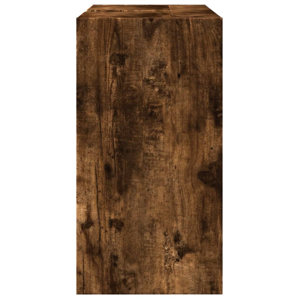füstös tölgy színű szerelt fa mosdószekrény 63 x 29 x 55 cm