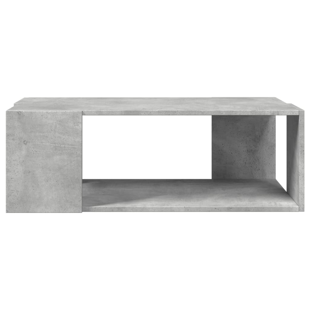 betonszürke szerelt fa dohányzóasztal 89,5 x 48 x 30 cm