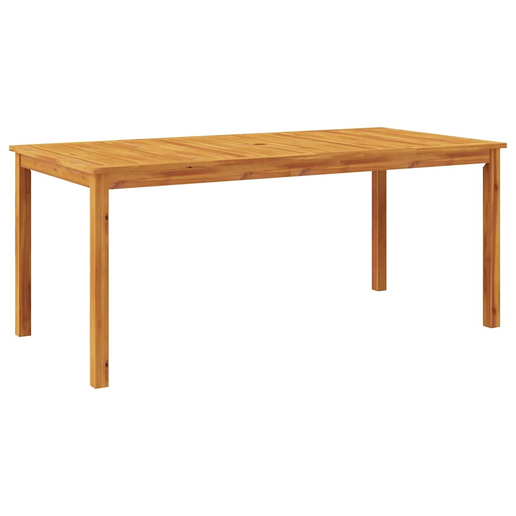 7 részes tömör akácfa kerti étkezőgarnitúra 180x90x75 cm