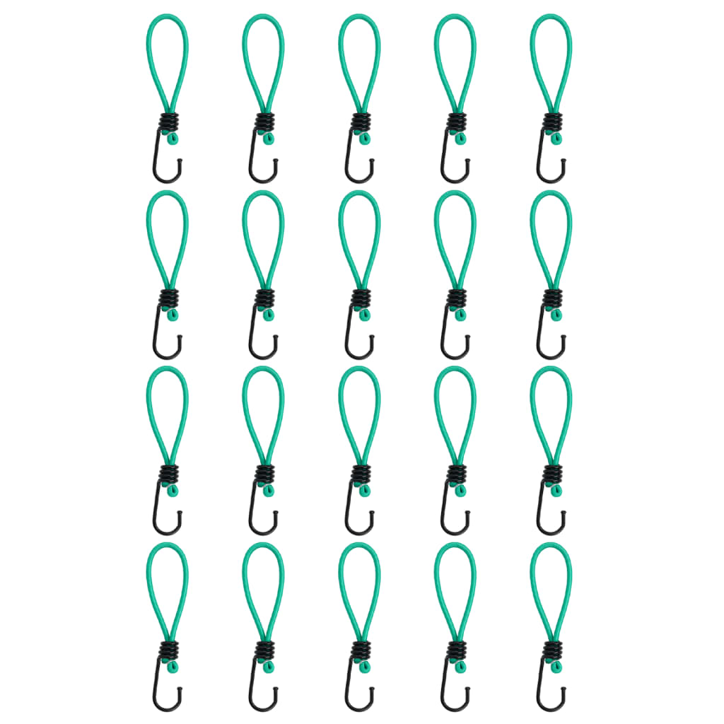 20 db bungee szíj kampóval 15 cm
