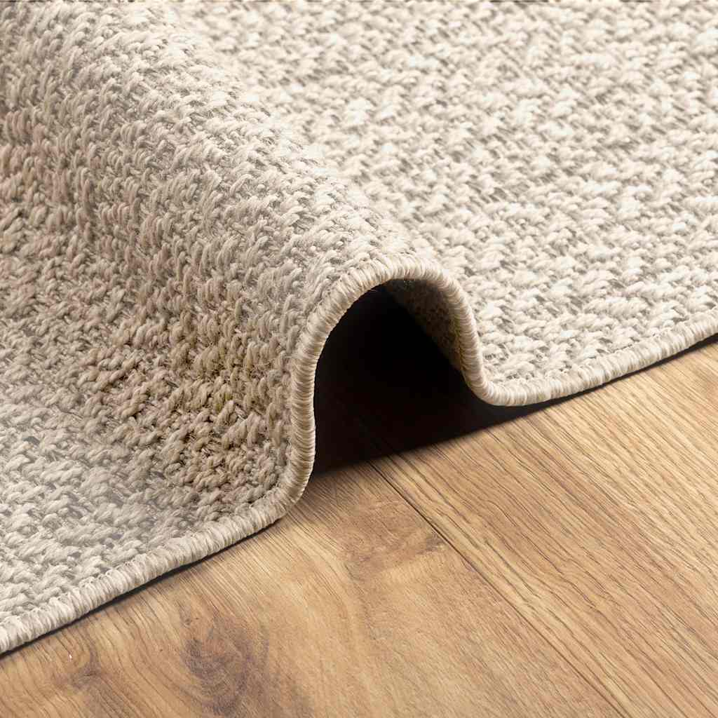 ZIZUR krém juta hatású beltéri és kültéri szőnyeg 200x290 cm