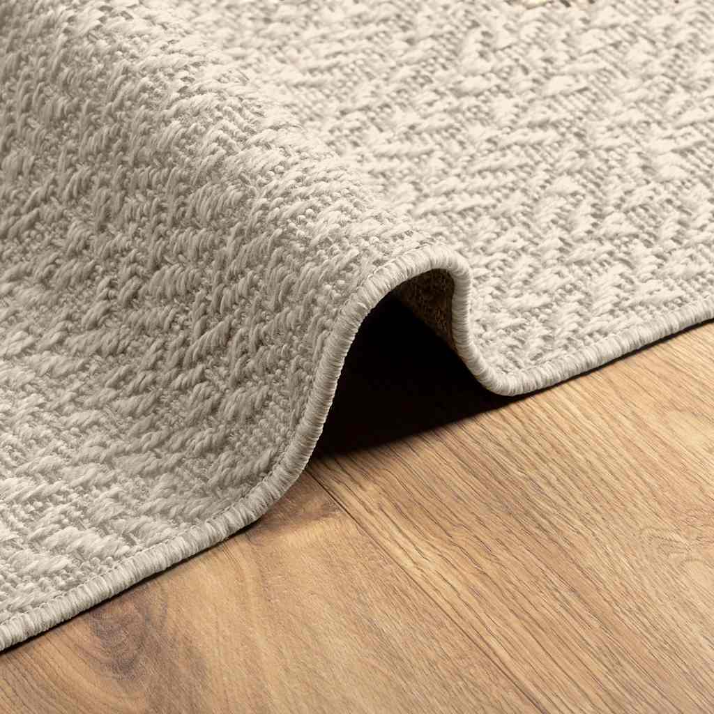 ZIZUR krém juta hatású beltéri és kültéri szőnyeg 140x200 cm