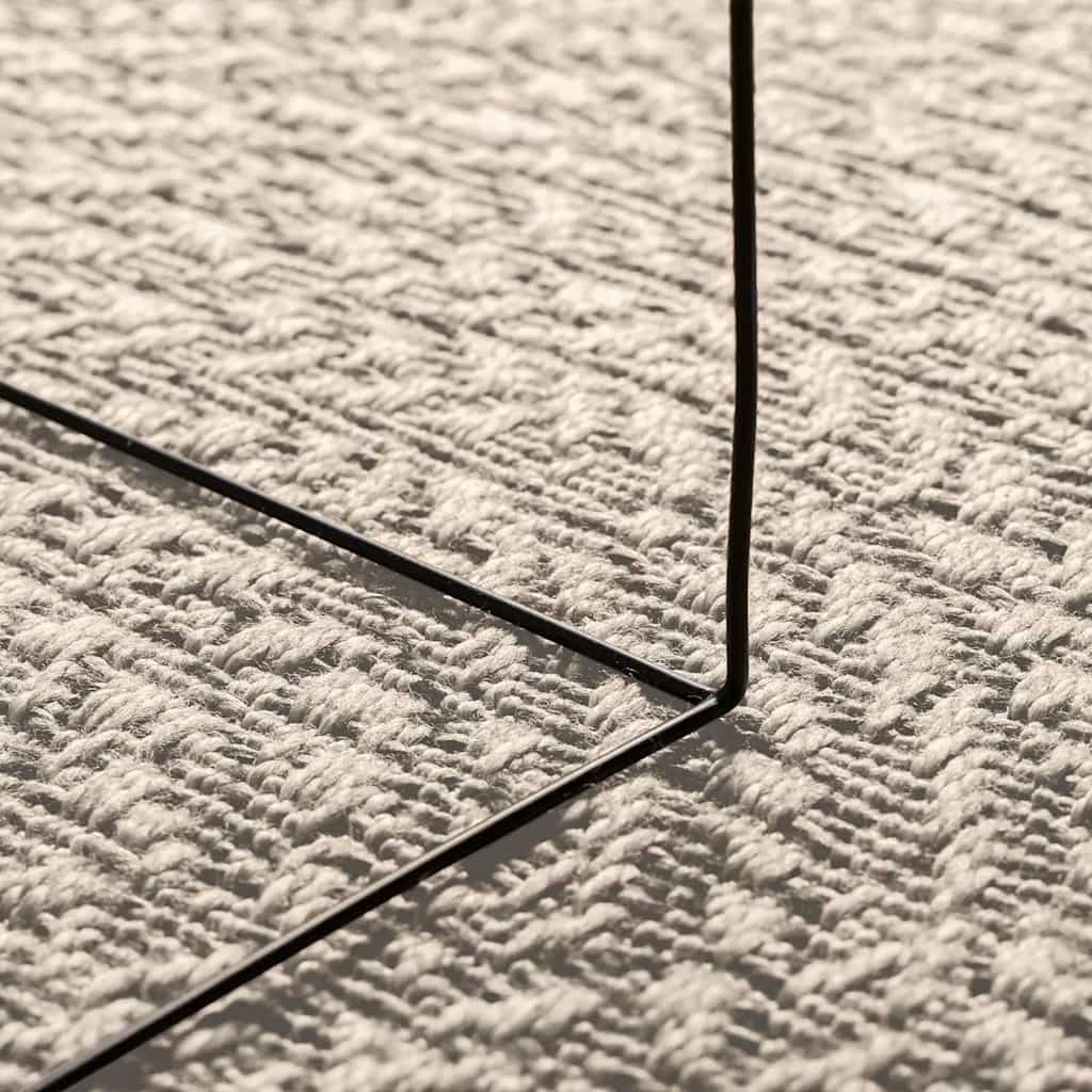 ZIZUR krém juta hatású beltéri és kültéri szőnyeg 200x200 cm