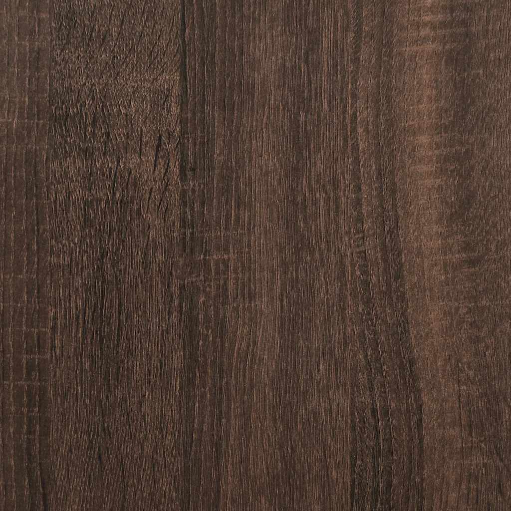 éjjeliszekrény barna tölgy 40x31x50 cm műfából és fémből