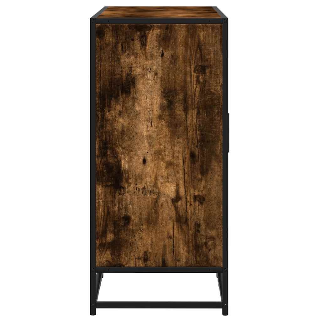 sonoma tölgy színű szerelt fa tálalószekrény 92 x 35 x 76 cm