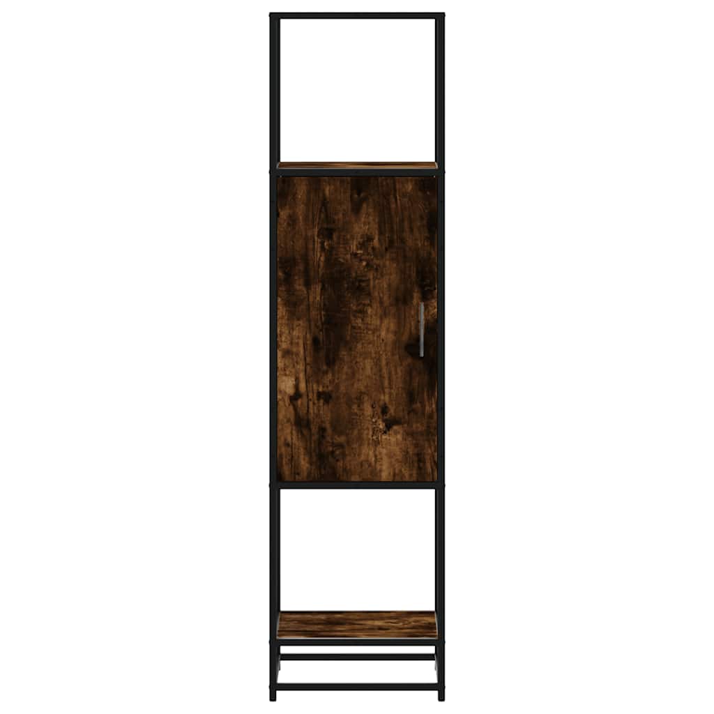 Highboard sonoma tölgy 35,5x35x139 cm gépelt fa és fém