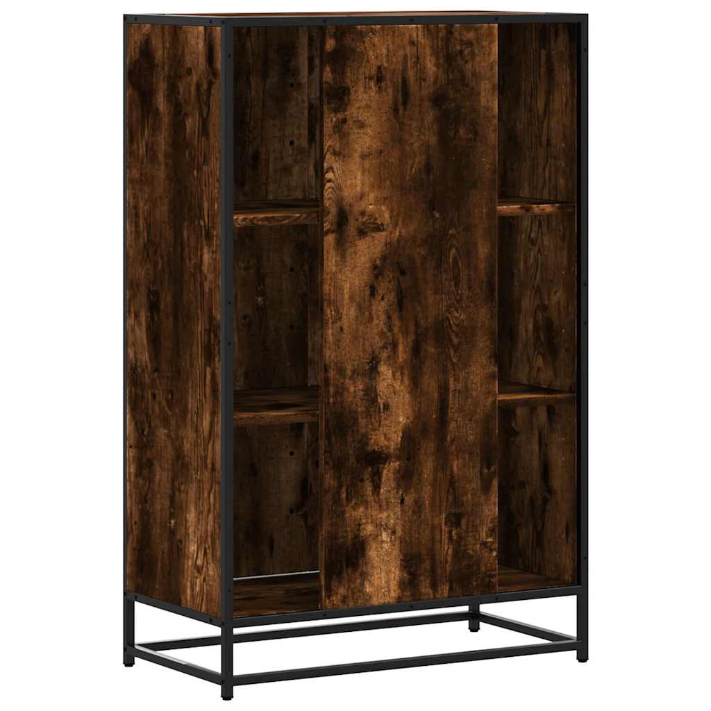 Highboard sonoma tölgy 68x35x106,5 cm gépelt fa és fém