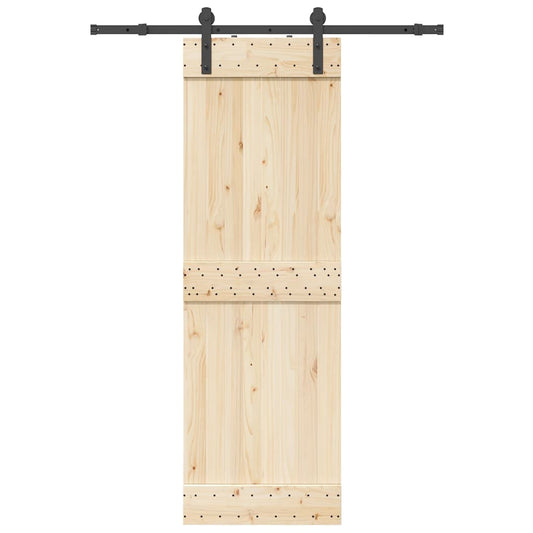 fekete acél tolóajtó fémszerelék készlet 152 cm