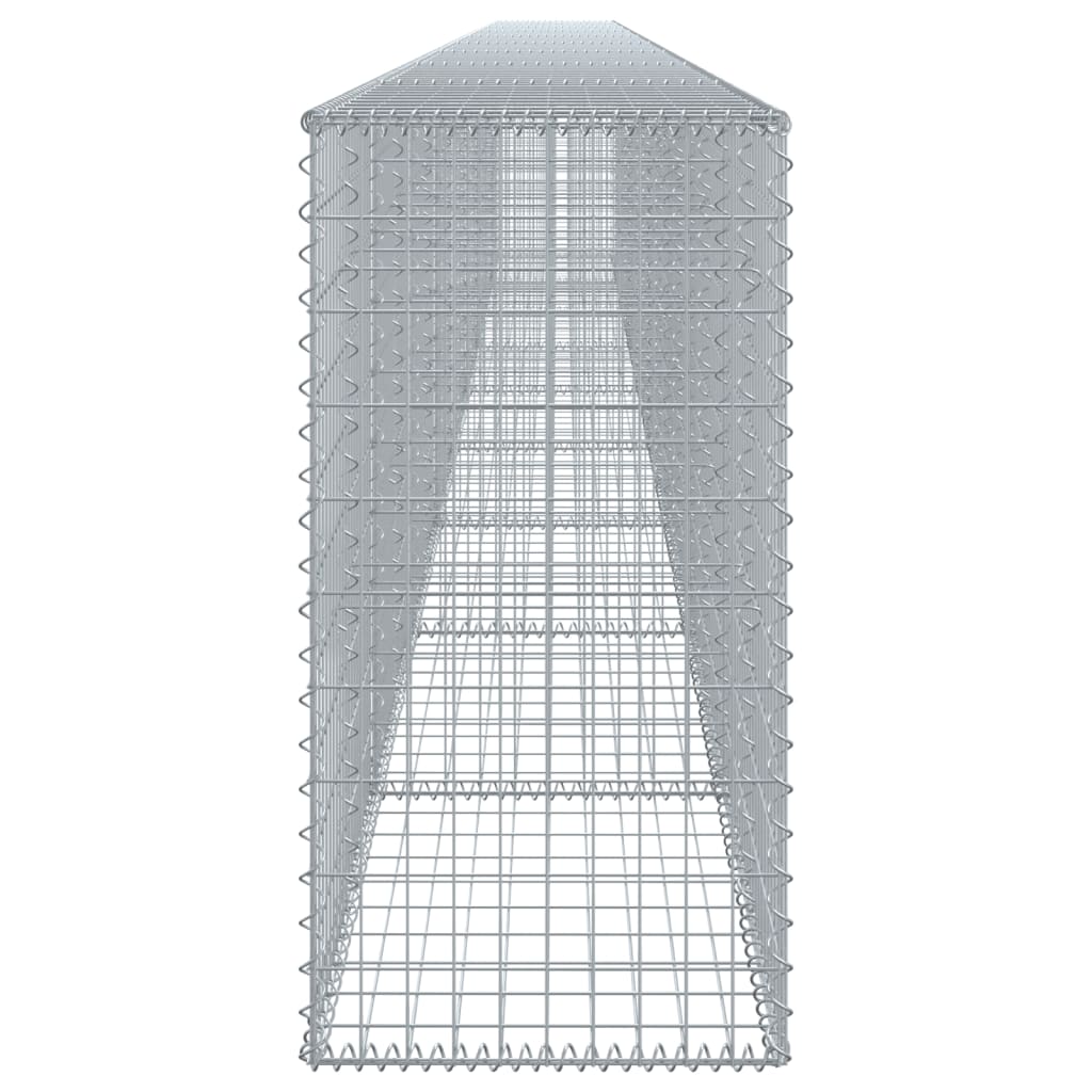 horganyzott vas gabion kosár fedéllel 900 x 50 x 100 cm