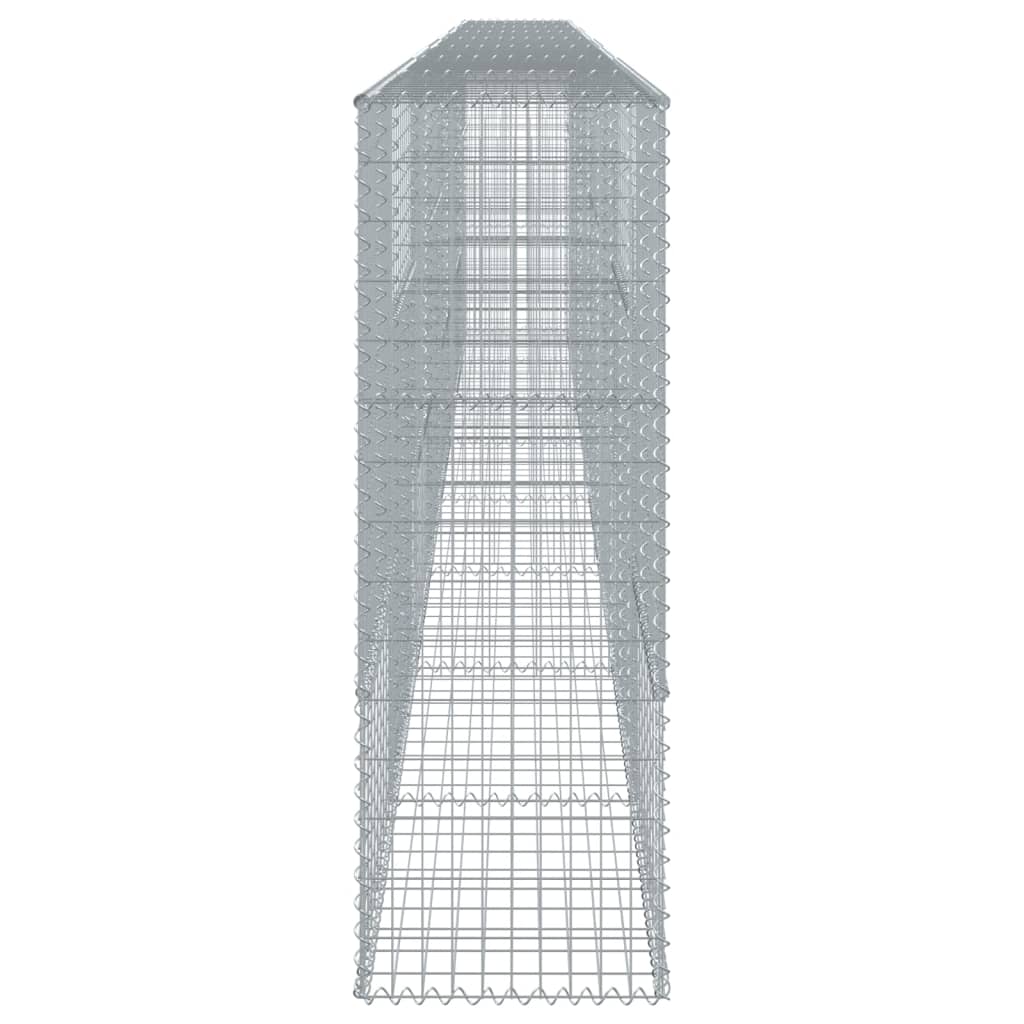 horganyzott vas gabion kosár fedéllel 800 x 50 x 150 cm