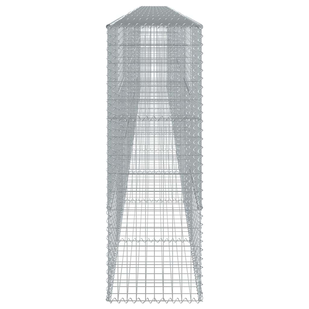horganyzott vas gabion kosár fedéllel 1000 x 50 x 150 cm