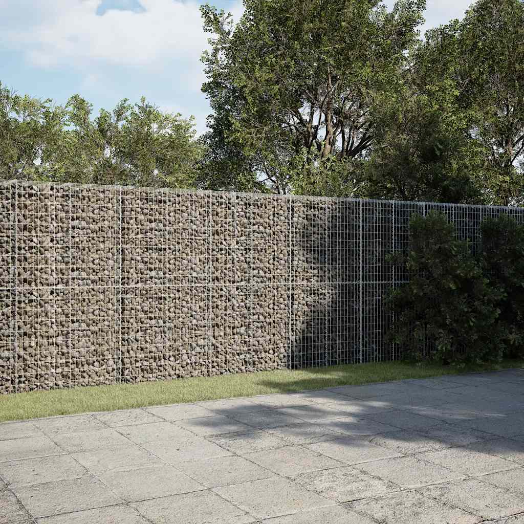 horganyzott vas gabion kosár fedéllel 900 x 50 x 200 cm