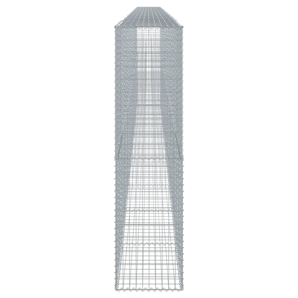 horganyzott vas gabion kosár fedéllel 1000 x 50 x 200 cm