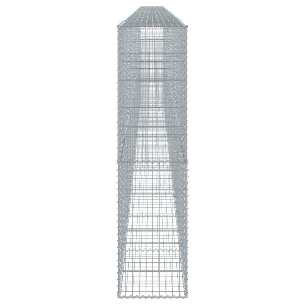 horganyzott vas gabion kosár fedéllel 1100 x 50 x 200 cm