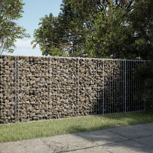 horganyzott vas gabion kosár fedéllel 250 x 100 x 100 cm