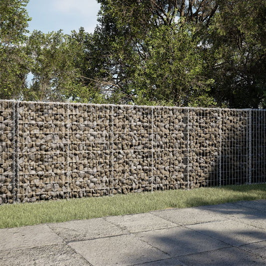 horganyzott vas gabion kosár fedéllel 300 x 100 x 100 cm
