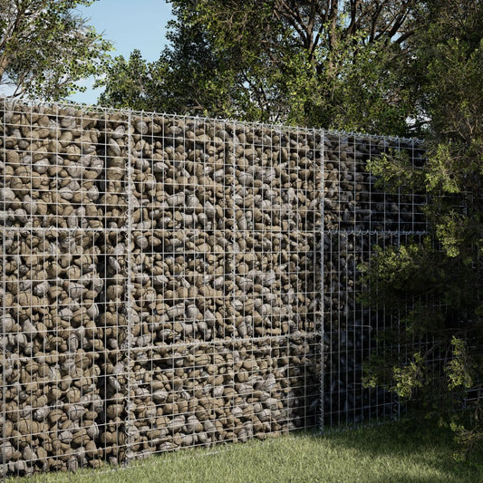 horganyzott vas gabion kosár fedéllel 100 x 100 x 150 cm