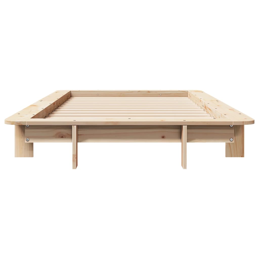tömör fenyőfa ágy matrac nélkül 90 x 200 cm