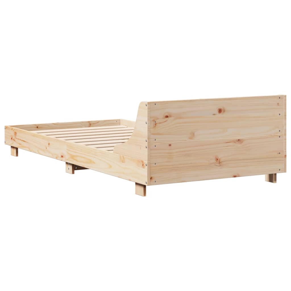 tömör fenyőfa ágykeret matrac nélkül 90 x 190 cm