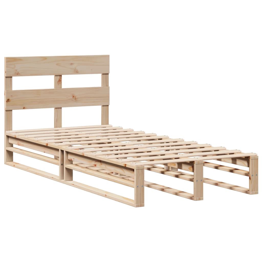 tömör fenyőfa ágy matrac nélkül 100 x 200 cm