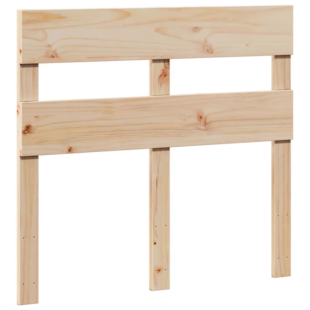 tömör fenyőfa ágy matrac nélkül 75 x 190 cm