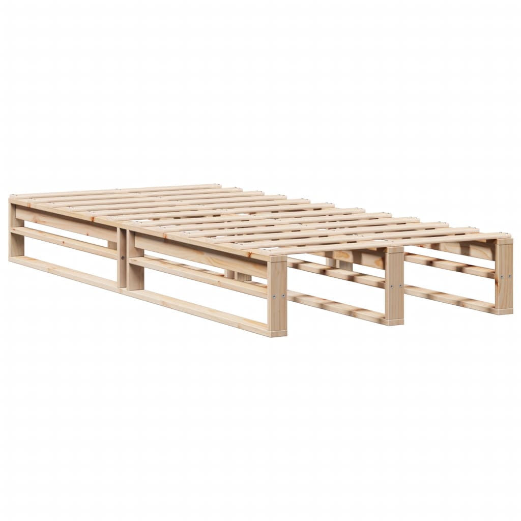 tömör fenyőfa ágy matrac nélkül 90 x 200 cm