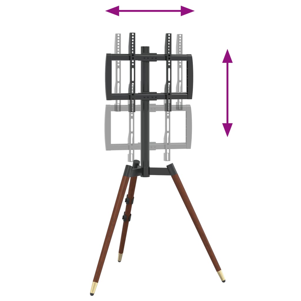 háromlábú TV-tartó 37"-65" képernyőhöz max VESA 400x400mm 40 kg