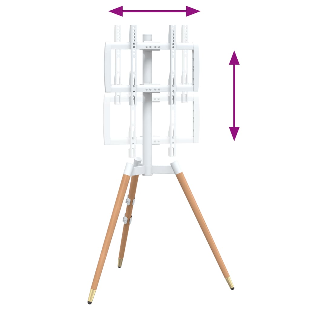háromlábú TV-tartó 37"-65" képernyőhöz max VESA 400x400mm 40 kg