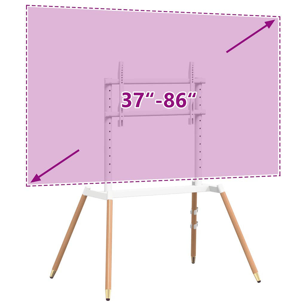 4 lábú TV-állvány 37"-86" képernyőhöz max VESA 400x600 mm 60 kg