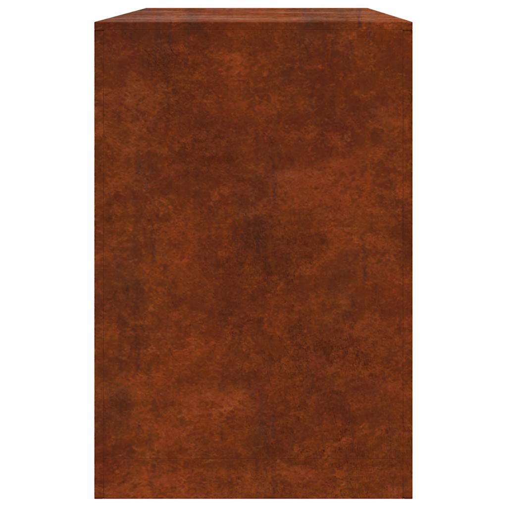 tűzifa állvány 100x40x60 cm időjárásálló acélból