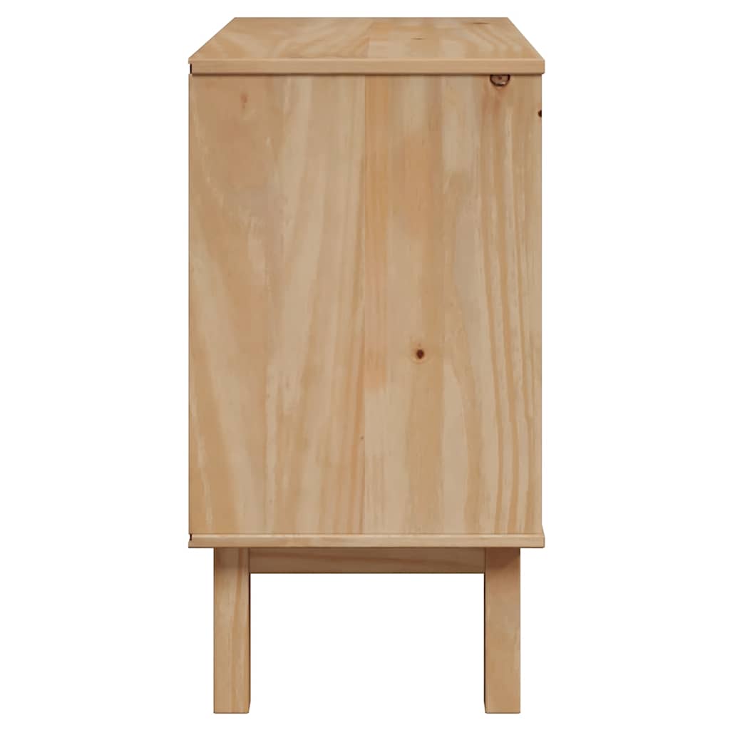 OTTA tömör fenyőfa előszobaszekrény 75 x 40 x 75 cm