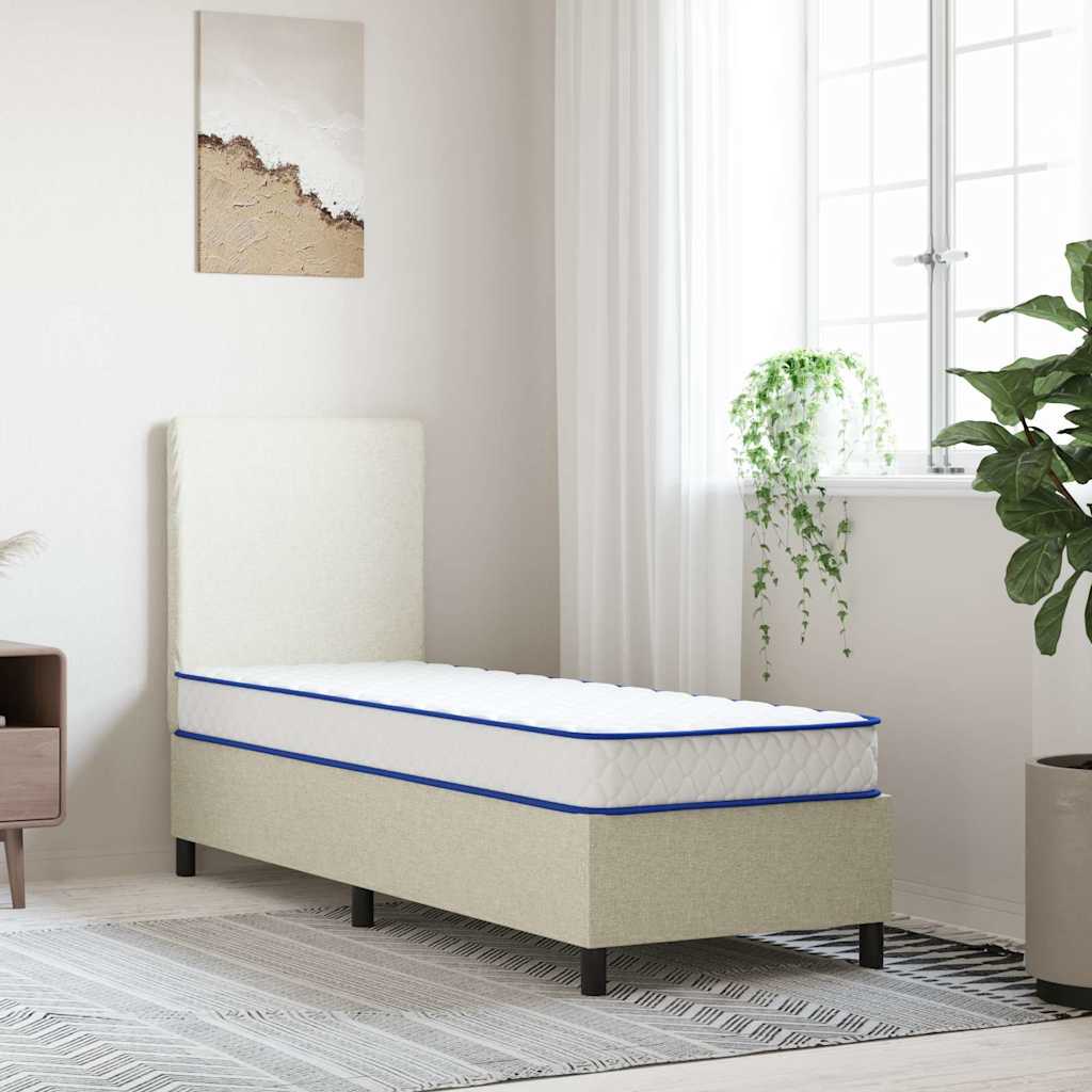 fehér memóriahabos matrac 70 x 200 x 17 cm puha