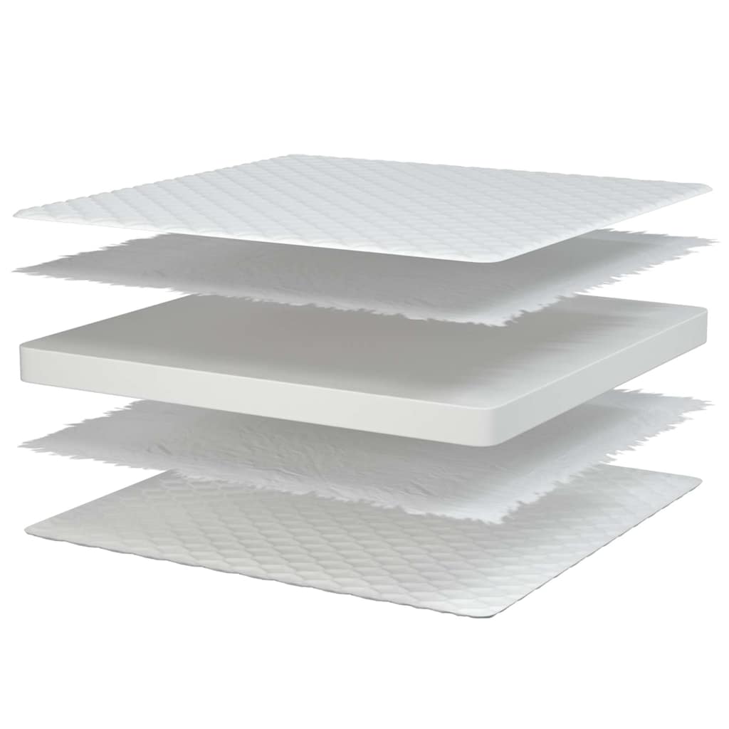 fehér memóriahabos matrac 140 x 190 x 17 cm puha