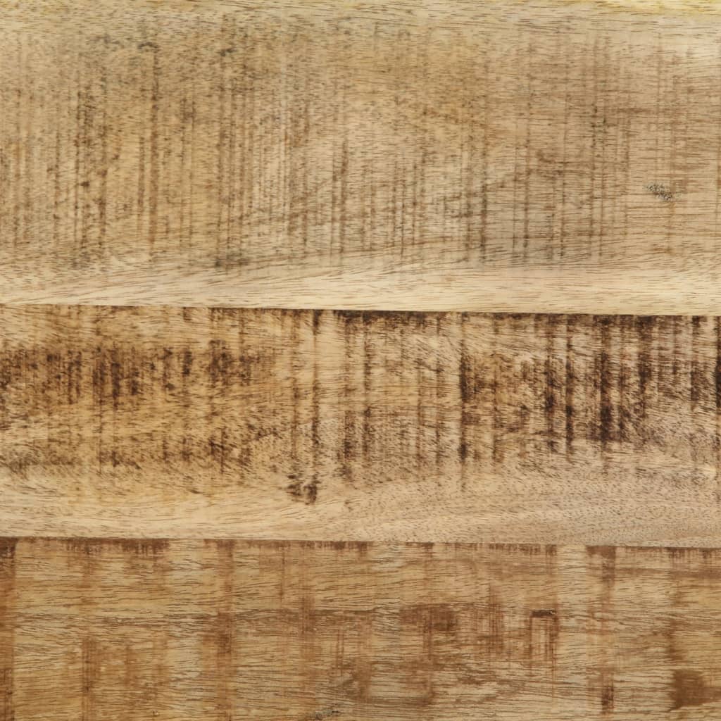 tömör nyers mangófa dohányzóasztal 110 x 55 x 40 cm