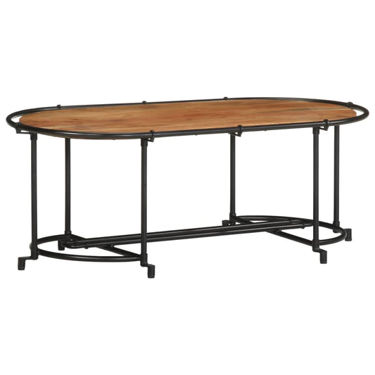 tömör akácfa dohányzóasztal 110 x 55 x 40 cm