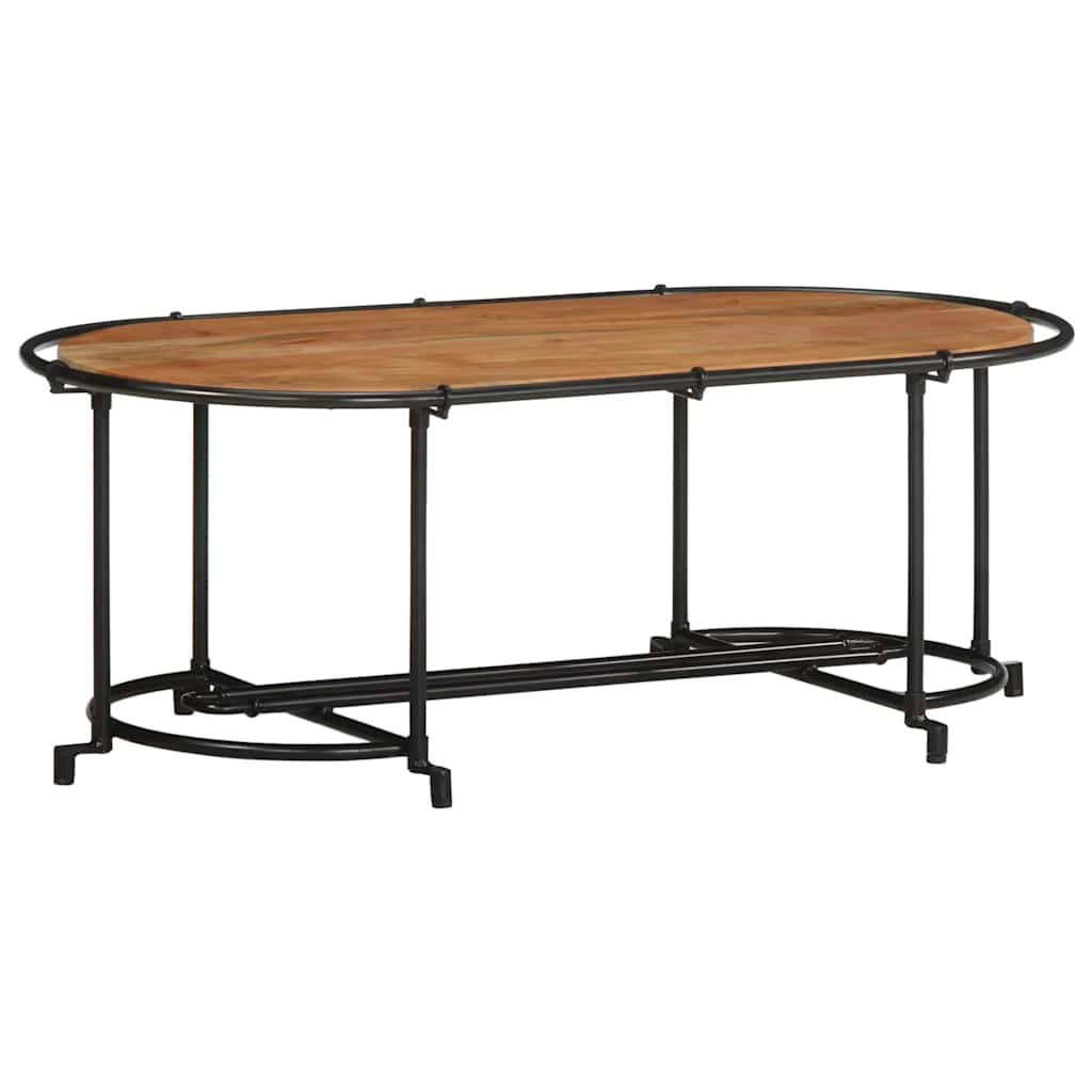 tömör akácfa dohányzóasztal 110 x 55 x 40 cm