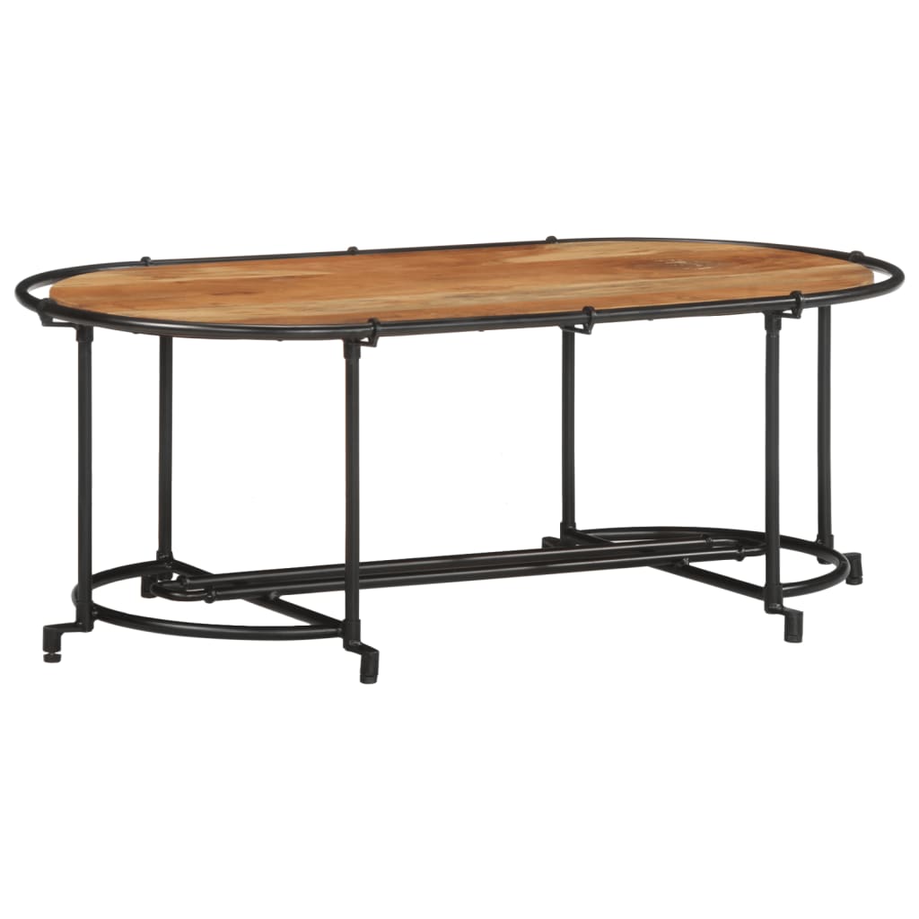 tömör akácfa dohányzóasztal 110 x 55 x 40 cm