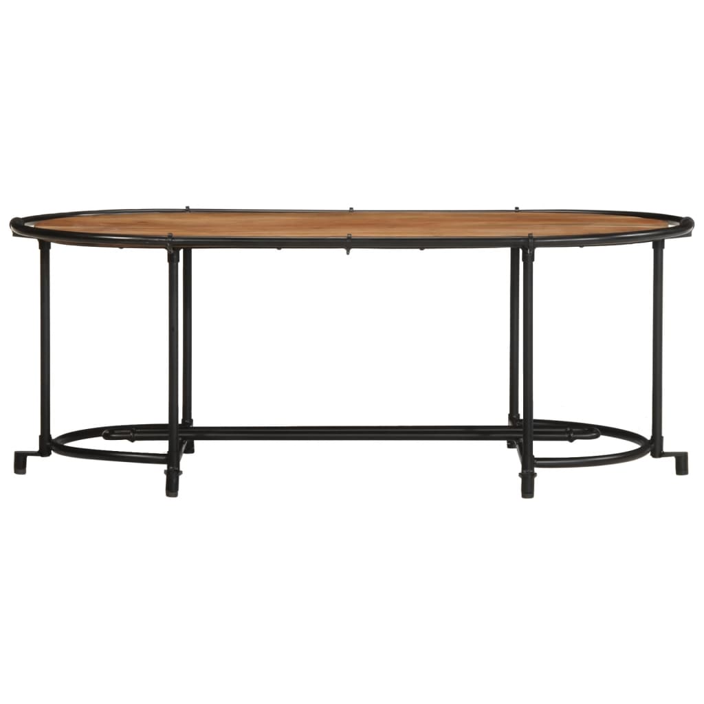 tömör akácfa dohányzóasztal 110 x 55 x 40 cm