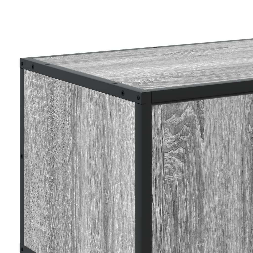 szürke sonoma színű szerelt fa TV-szekrény 180 x 35 x 41 cm