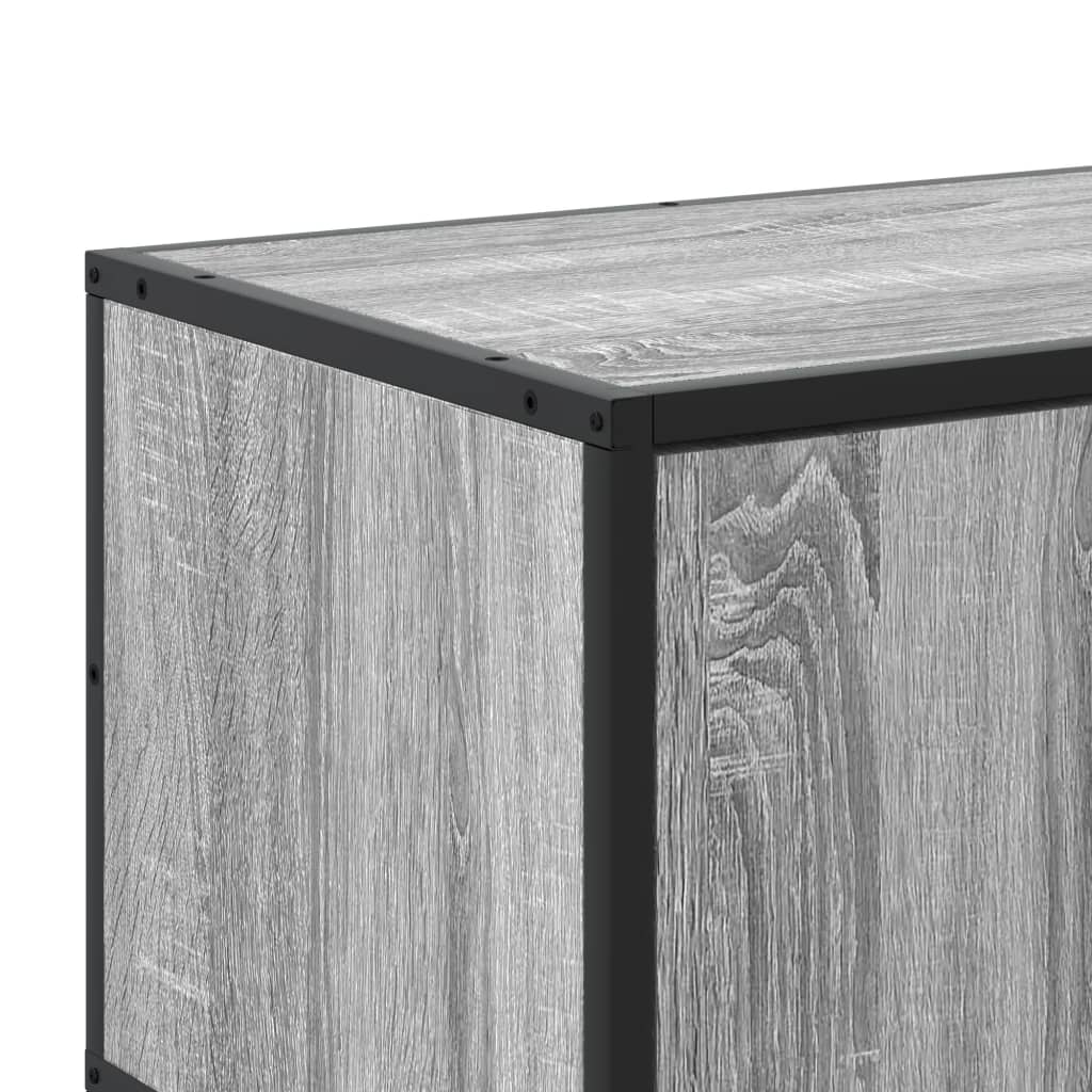 szürke sonoma színű szerelt fa TV-szekrény 180 x 35 x 41 cm