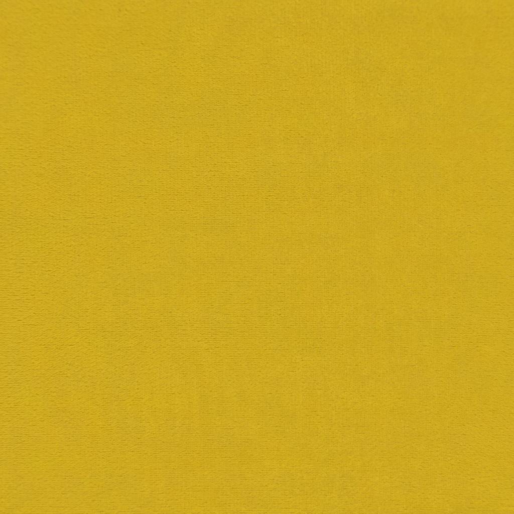 sárga bársony pihenőfotel 64 x 74 x 84 cm