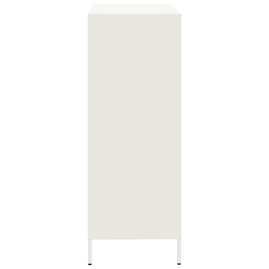 fehér acél magasszekrény 68 x 39 x 101,5 cm